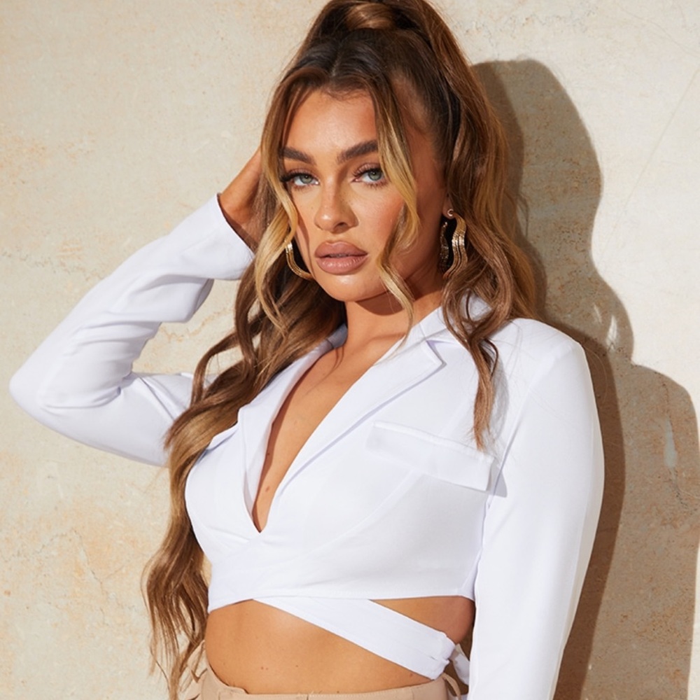White Crop Top